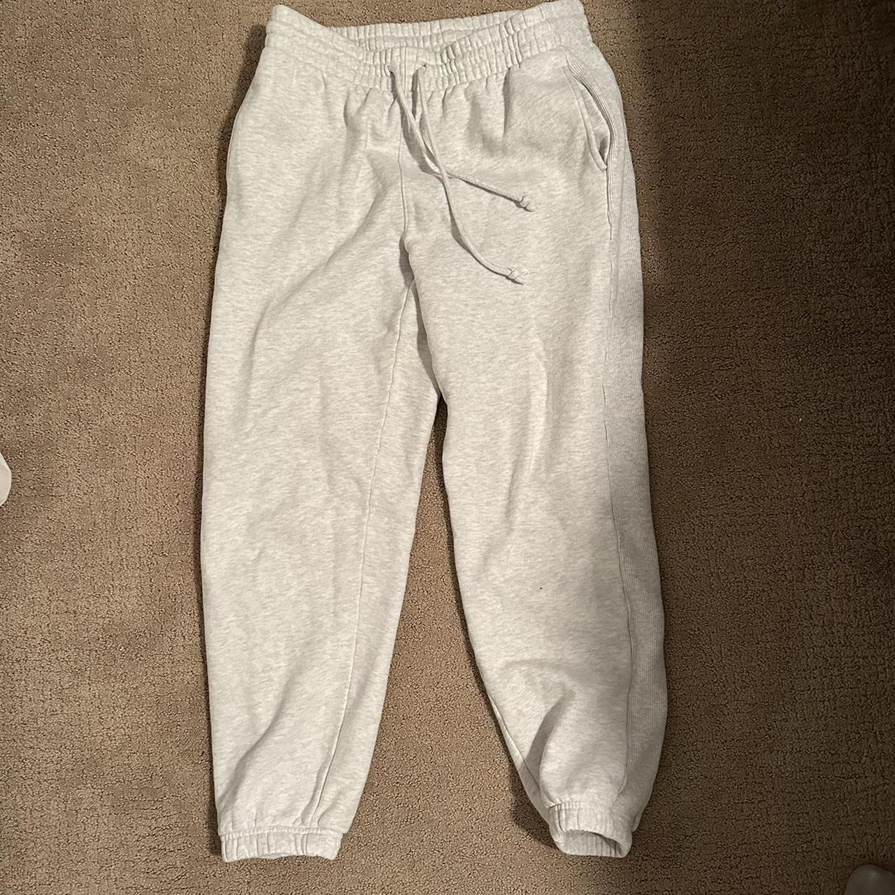 Light grey Aritzia Tna sweatpants. Fits size small... - Depop