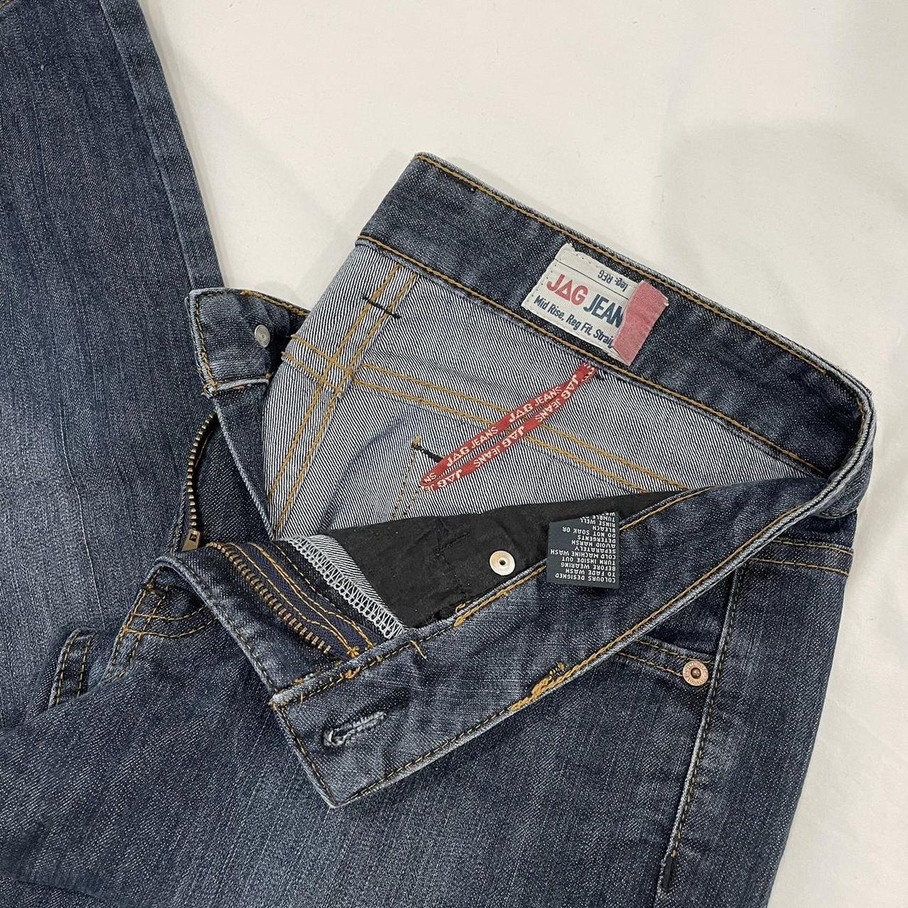 JAG Women's Navy and Blue Jeans | Depop