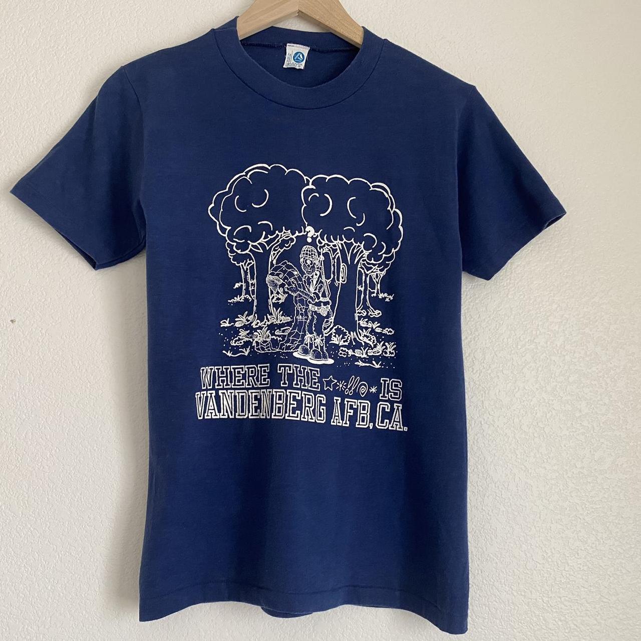 Vintage Men's T-Shirt - Navy - S