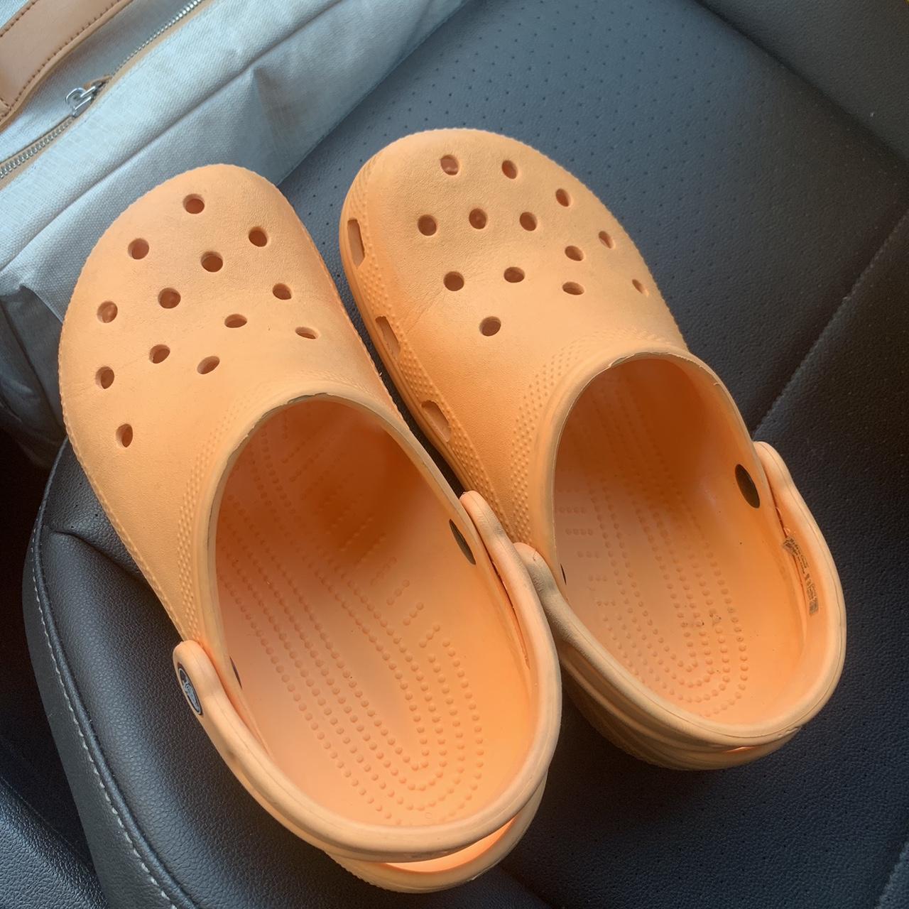 Orange crocs - Depop