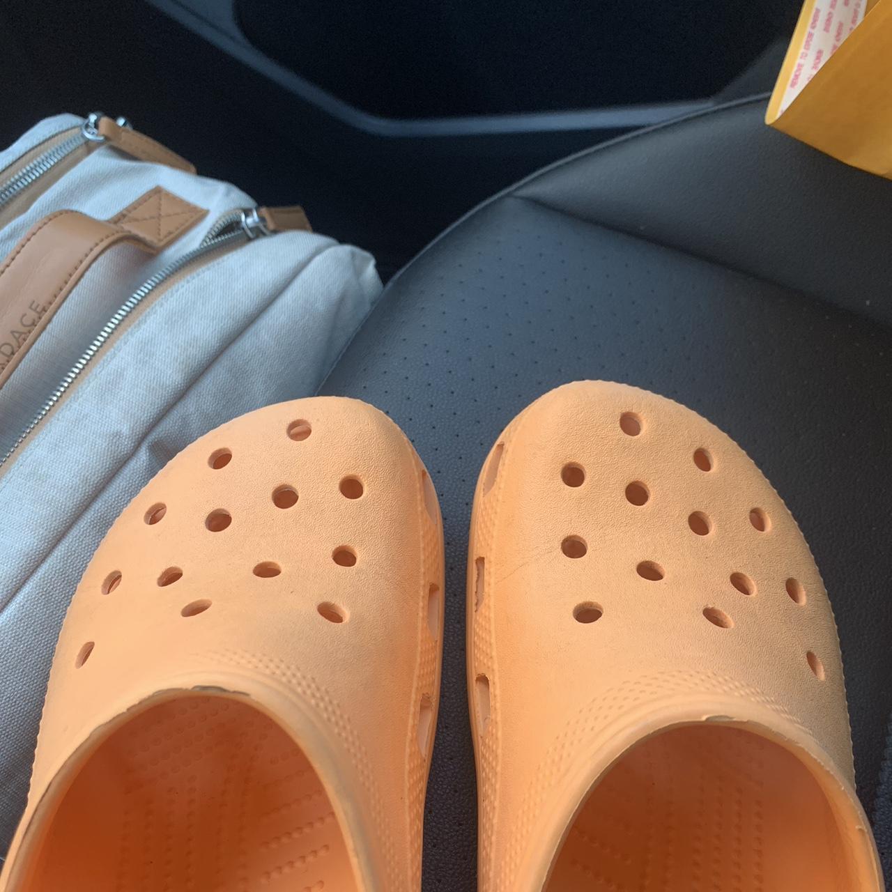 Orange crocs - Depop