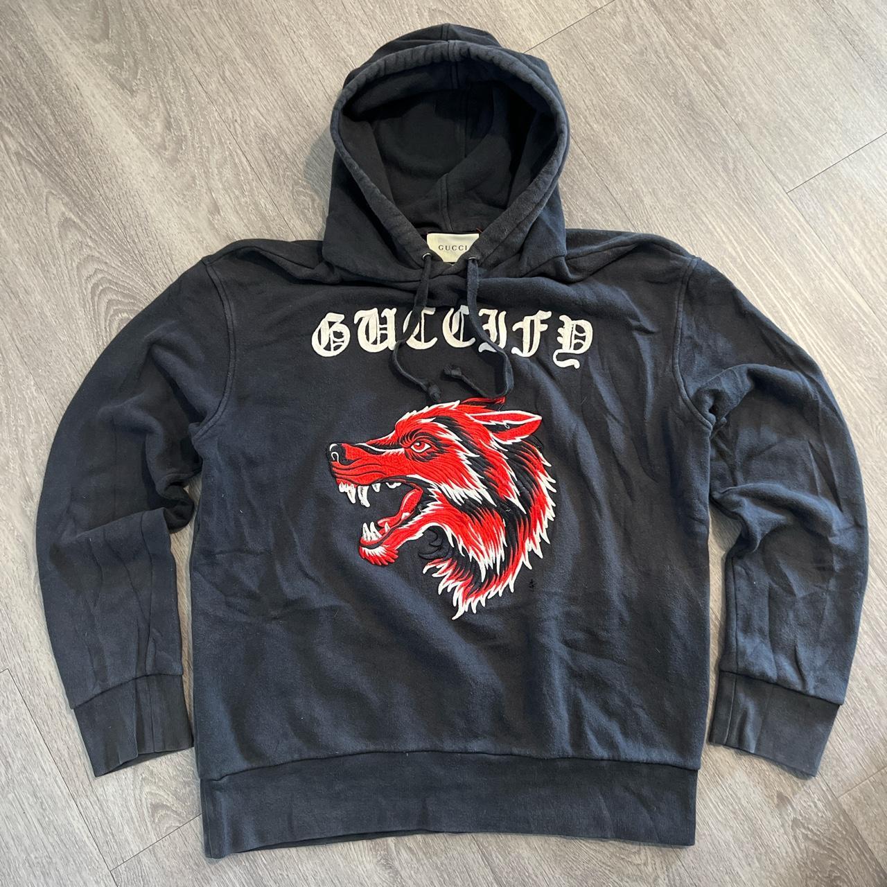 Hoodie cheap gucci wolf