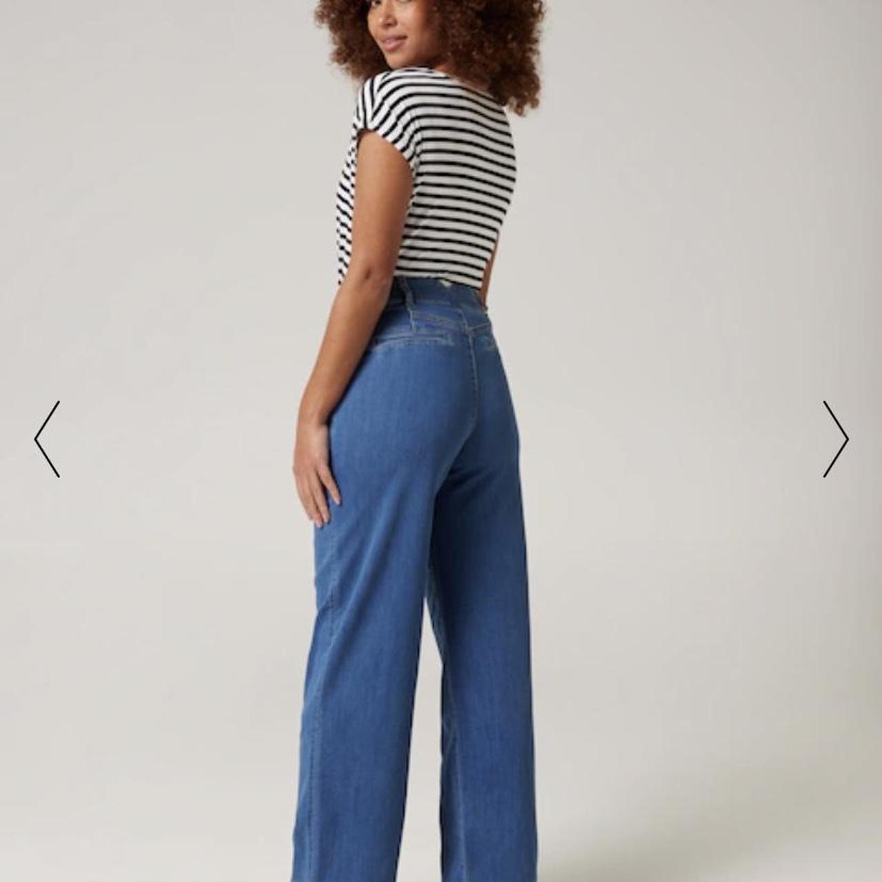 Just Jeans Amaze Wide Leg Full Length Jeans Size 12... Depop