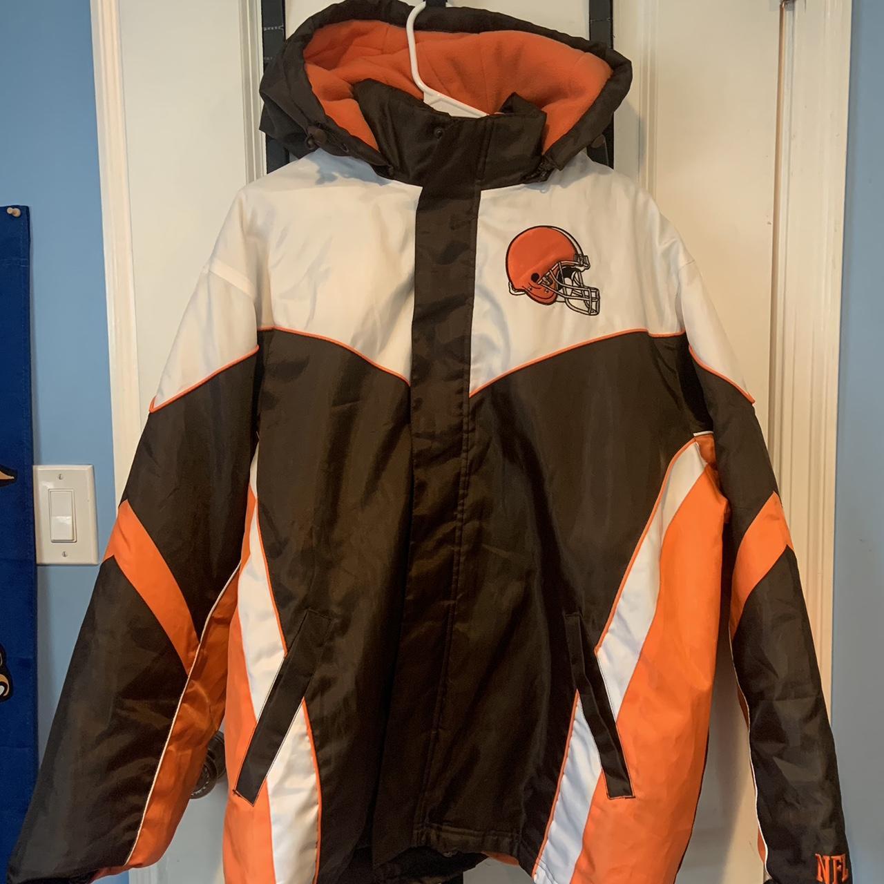 Vintage Cleveland Browns Jacket  Brown jacket, Sport outfits