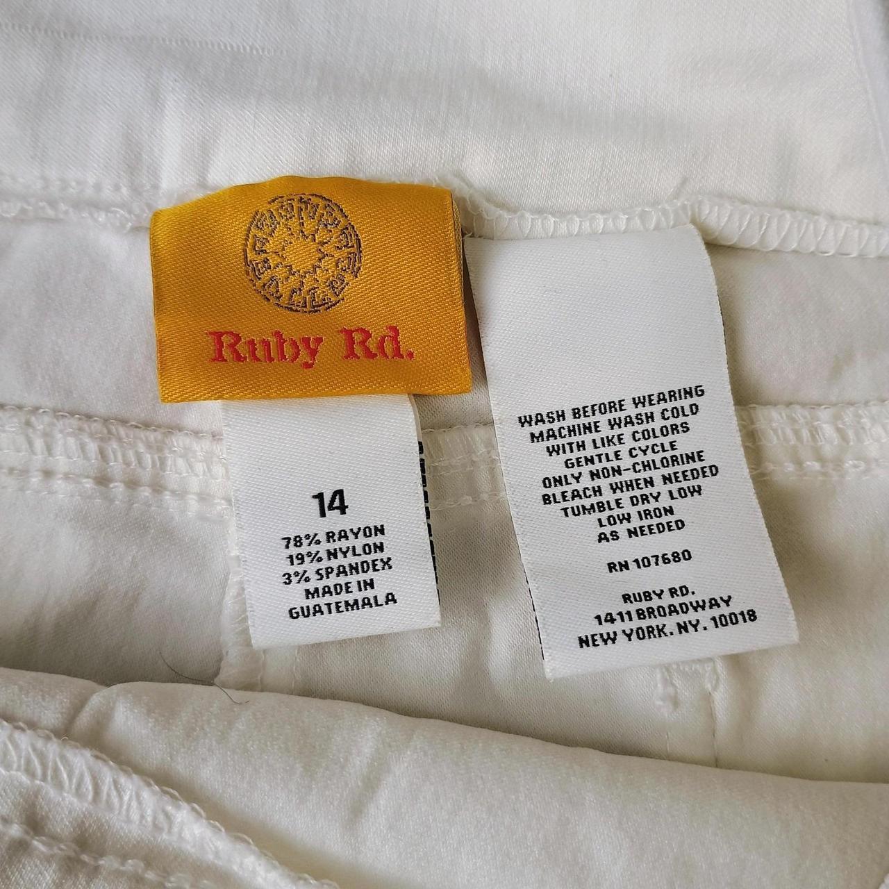 Ruby Rd. Women's Pants - White - 14 – Ruby Rd. Ca… - image 2