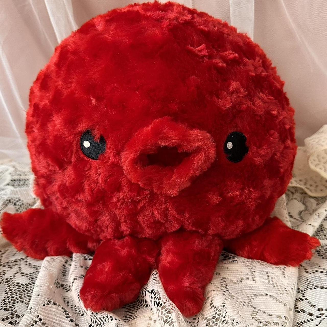 Red octopus stuffed animal online