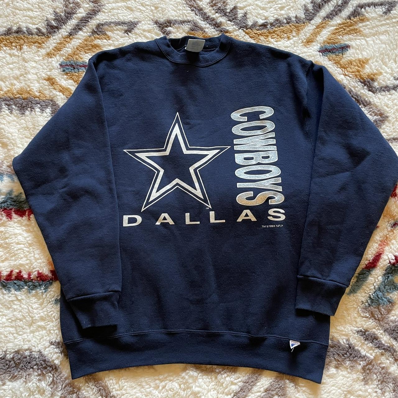 Men's Vintage Dallas Cowboys Sweatshirt Size - Depop