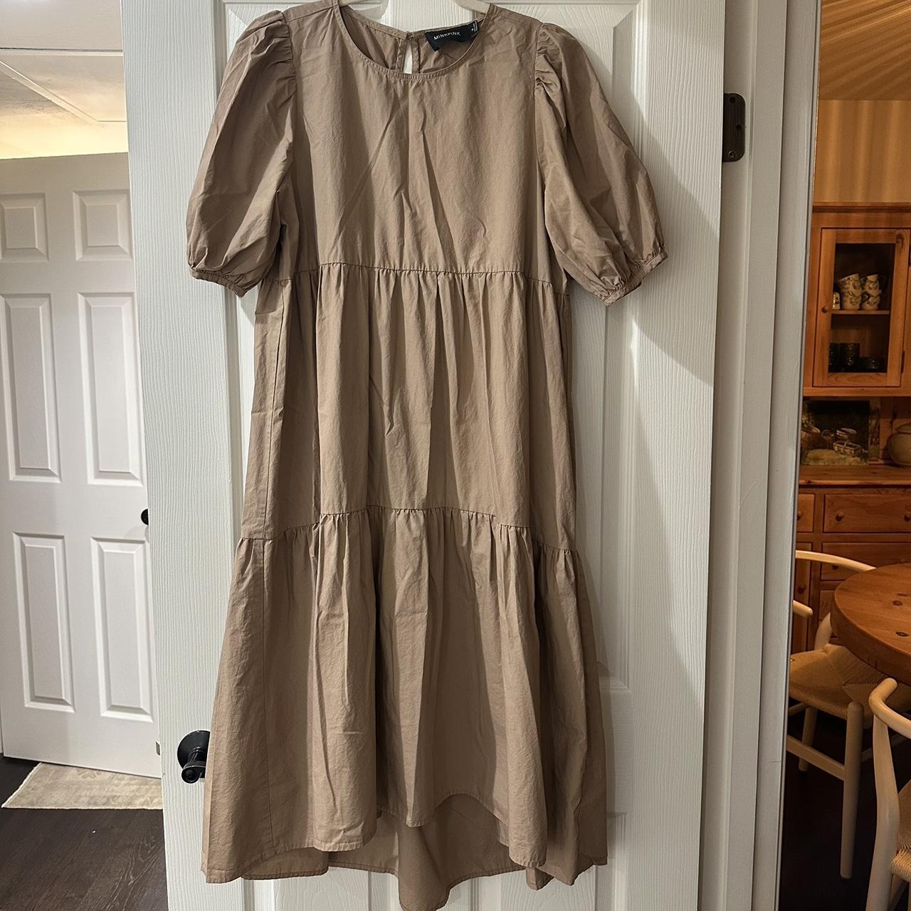 MinkPink Women's Tan Dress (4)