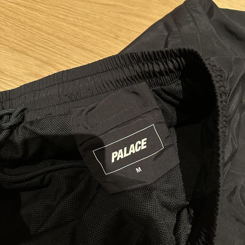 Palace Slant Zip Shell Pant Black Size: mens medium... - Depop