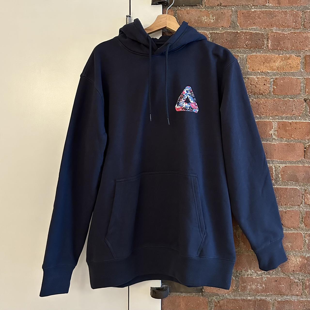 Palace sales navy hoodie