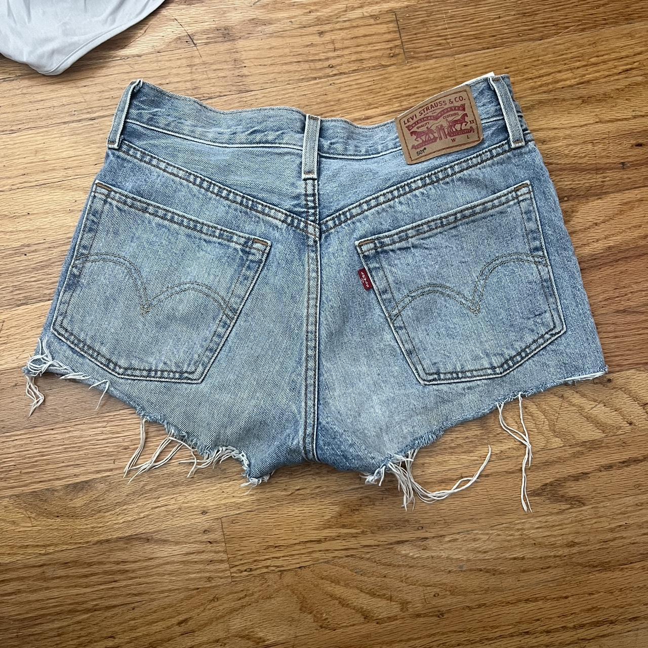 Levis 501 shorts from free people So cute just a. Depop