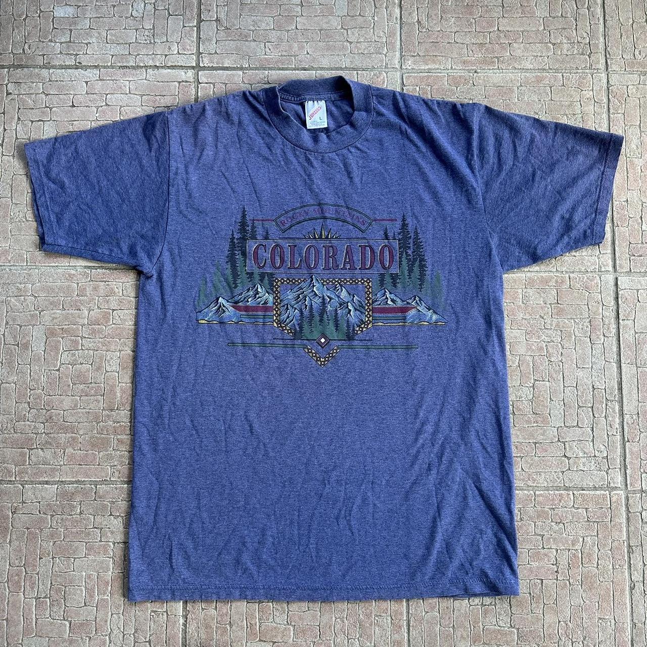 VINTAGE COLORADO ROCKIES TEE! SIZE LARGE! MESSAGE ME - Depop