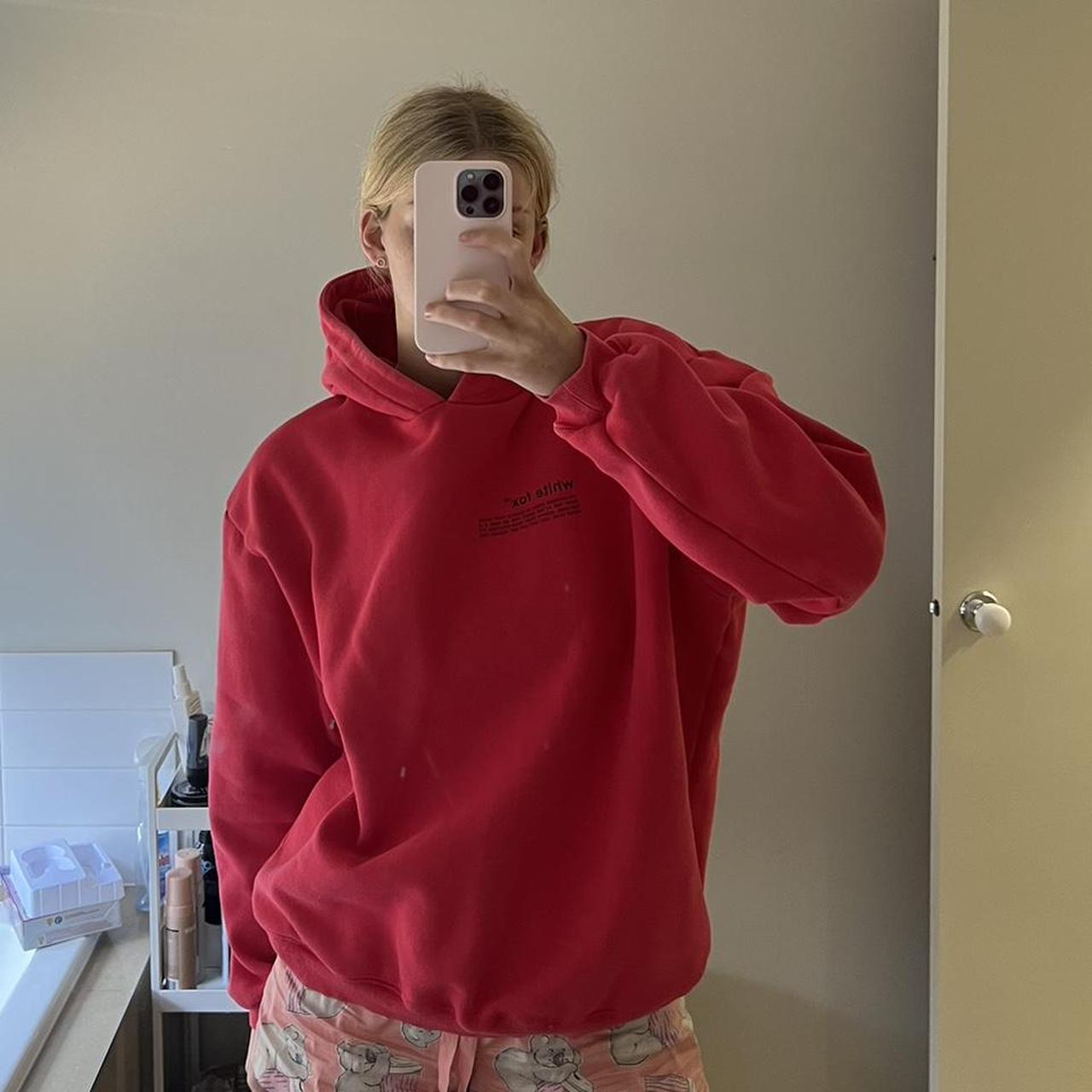 white fox red jumper 🌶️ -purchased for $80 - Depop