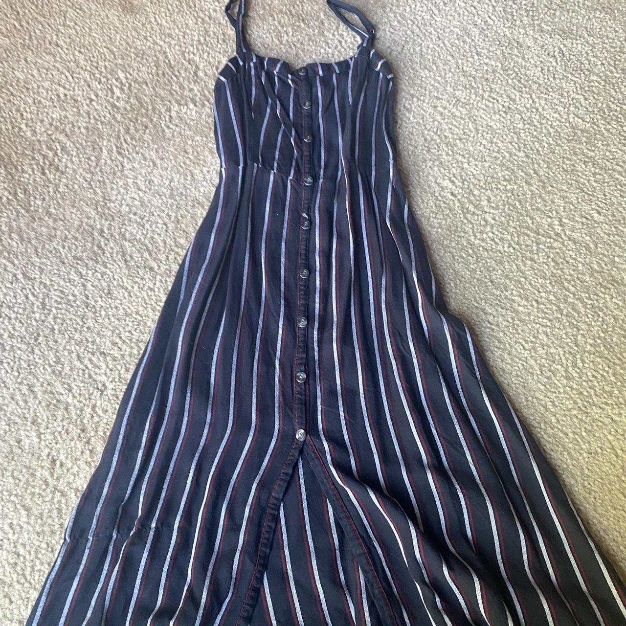 Hollister Striped Buttoned Down Dress