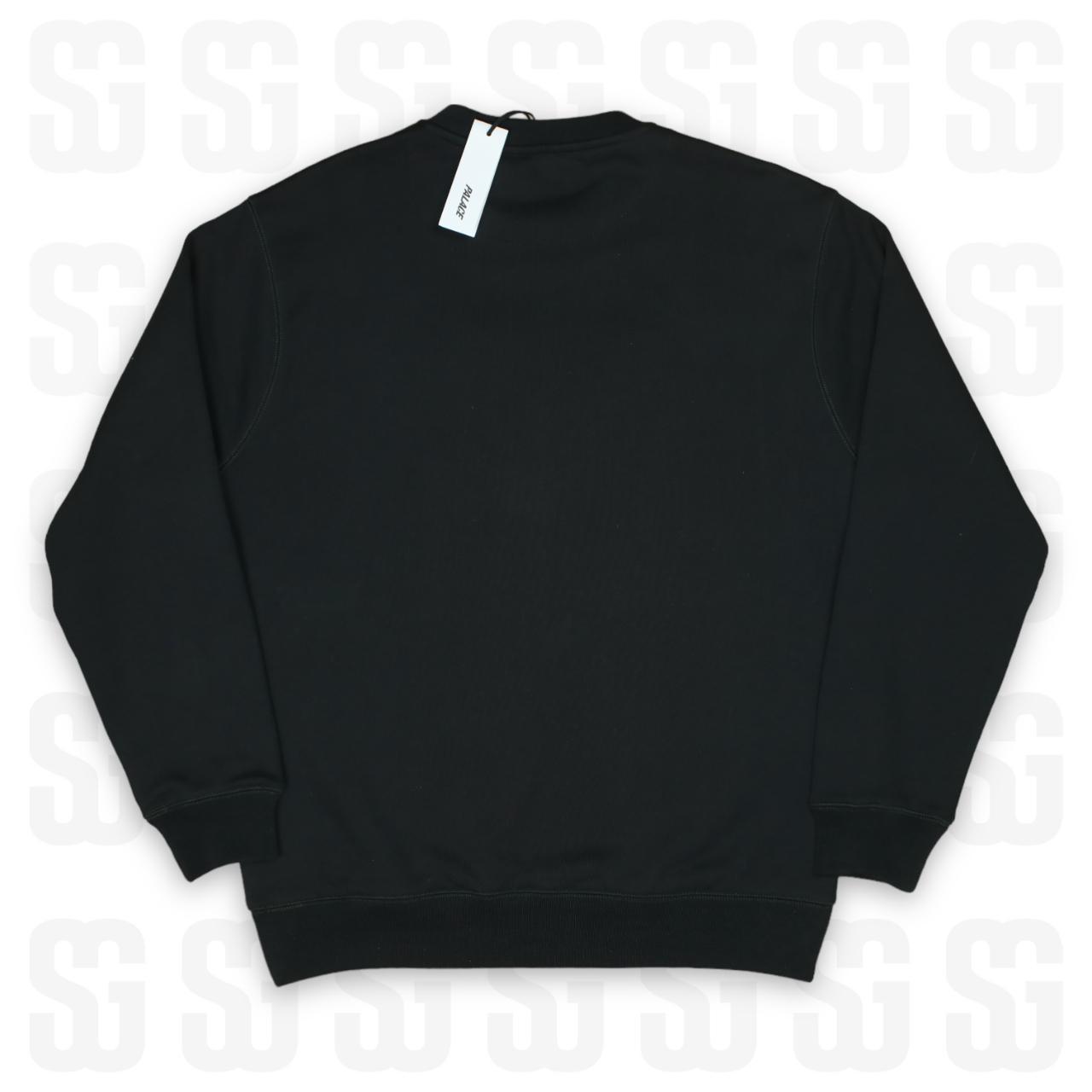 Palace Men's Black and Purple Sweatshirt Depop