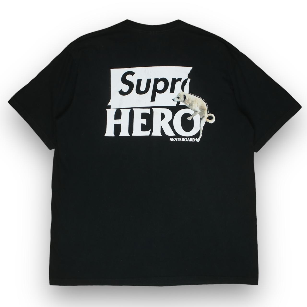 Supreme Anti Hero Dog T-shirt Large Black Great... - Depop