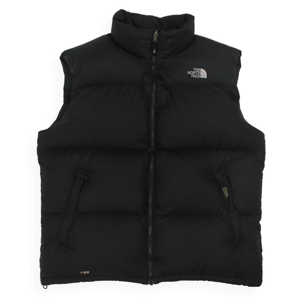 Mens black north outlet face gilet