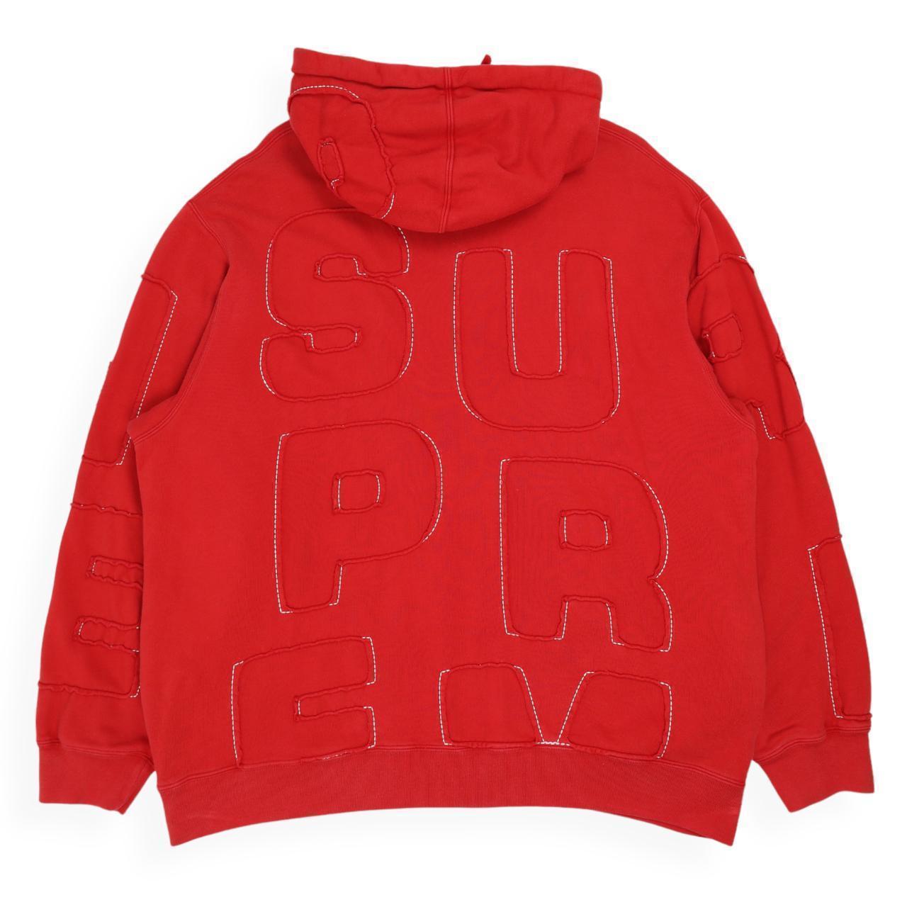 Supreme cutout best sale letters hoodie