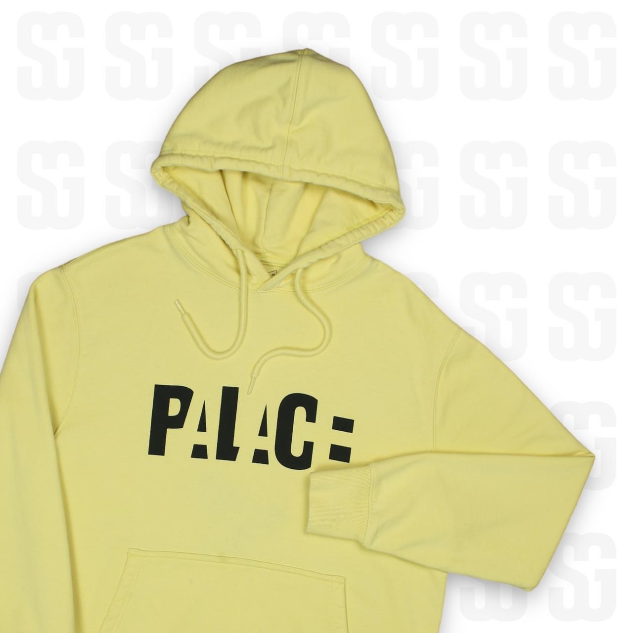 Palace Block Hoodie Small Yellow Great condition