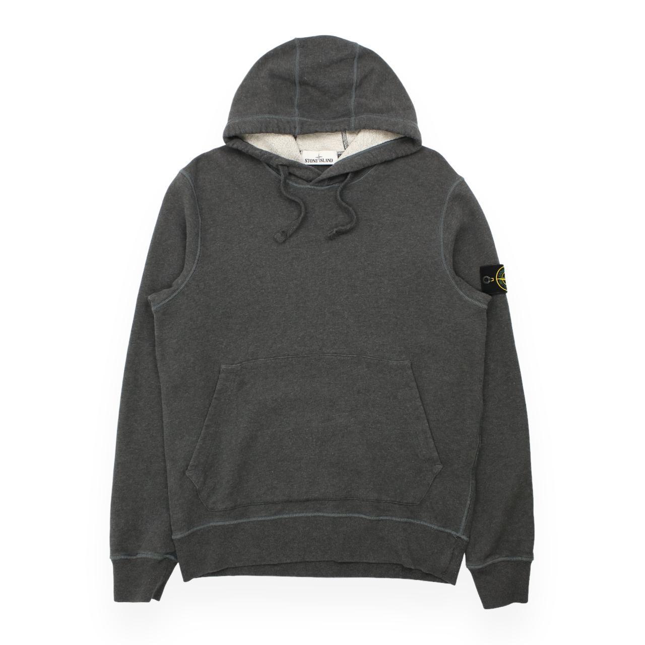 Dark grey stone island hoodie best sale