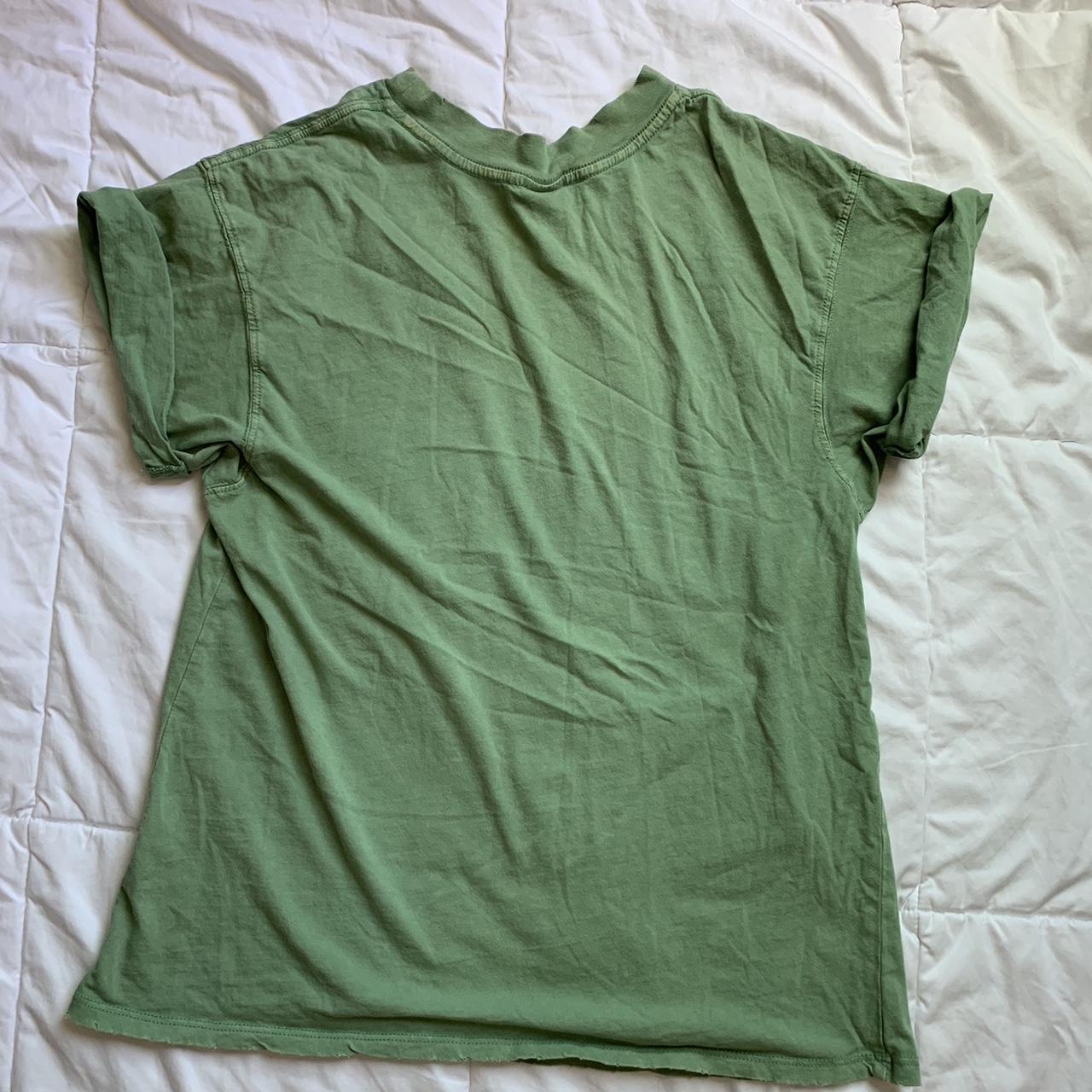 Wild Fable Women's Green T-shirt | Depop