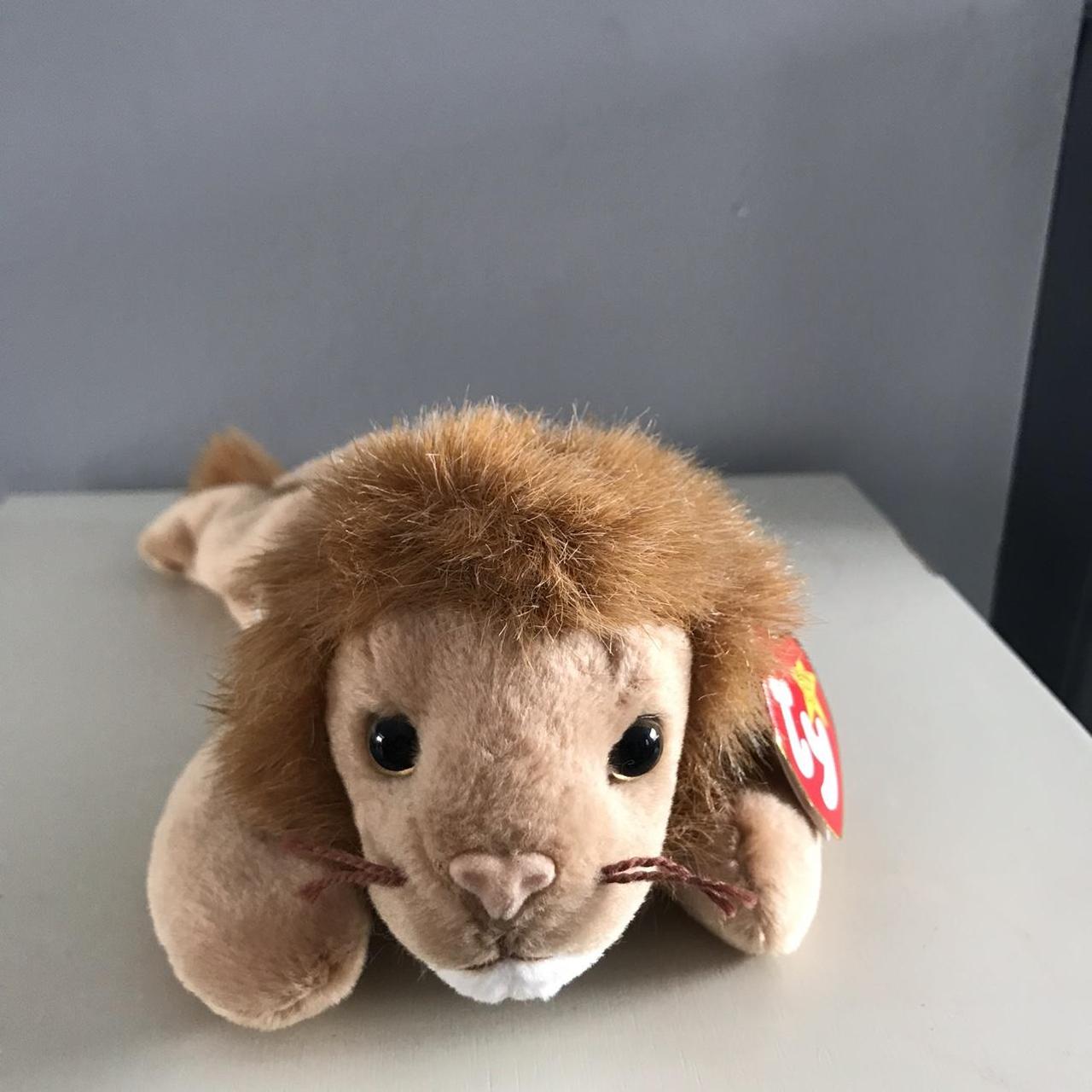 Roary the cheap lion beanie baby