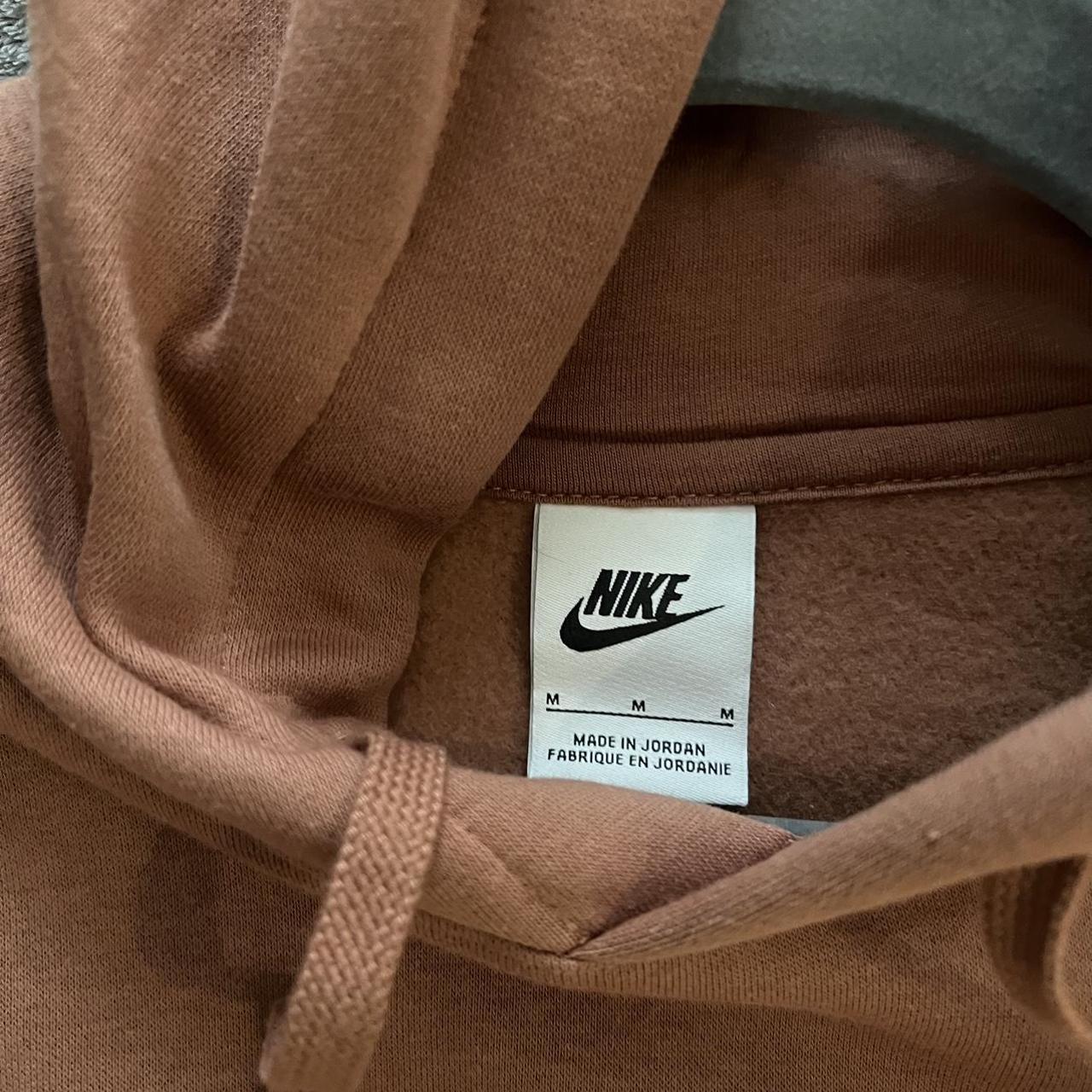 Burnt Orange Nike Hoodie * only worn once / no... - Depop