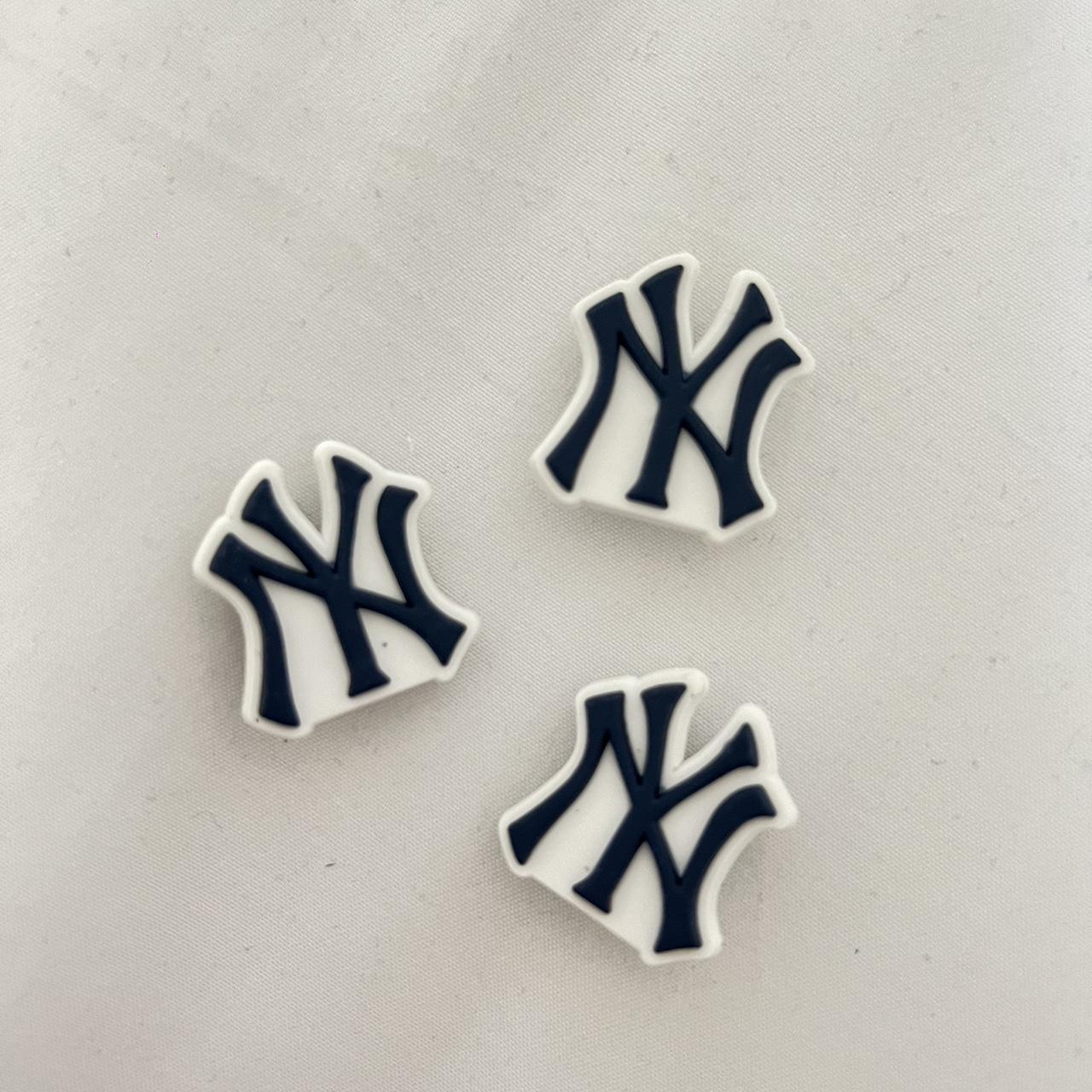 navy blue yankees croc charm * price is per... Depop