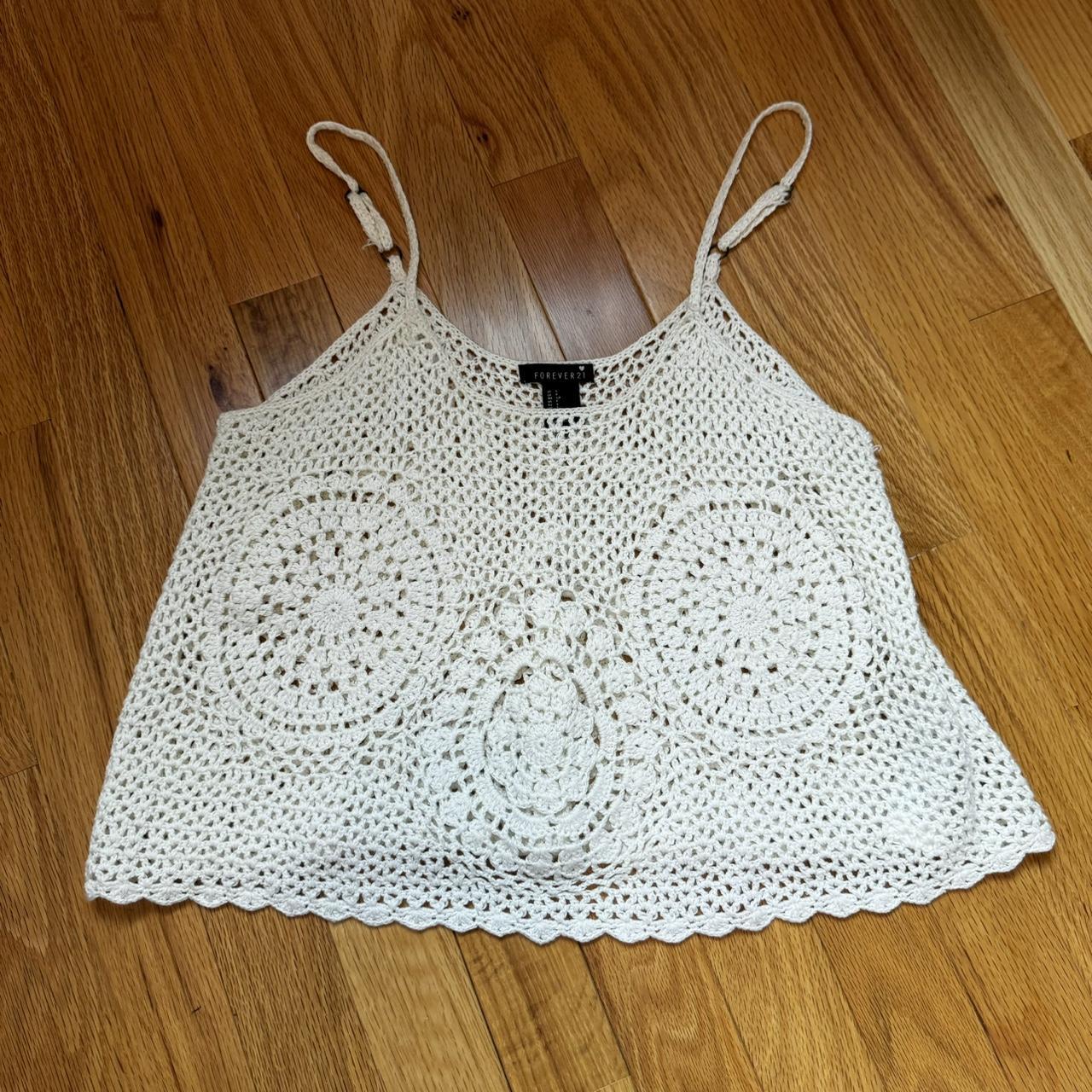 Crochet tank top forever 21 online