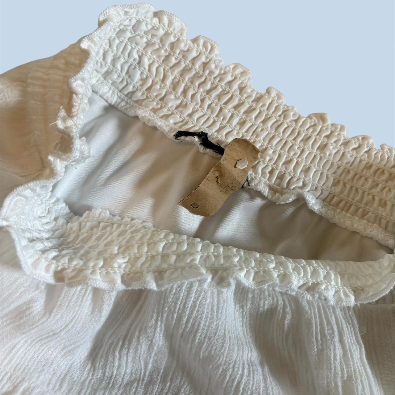 Women's Skirt - White - S – deadstock white lace … - image 3