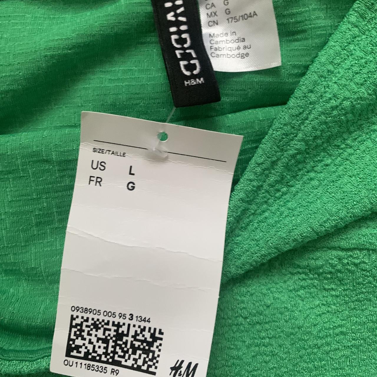 Green h&m dress - Depop