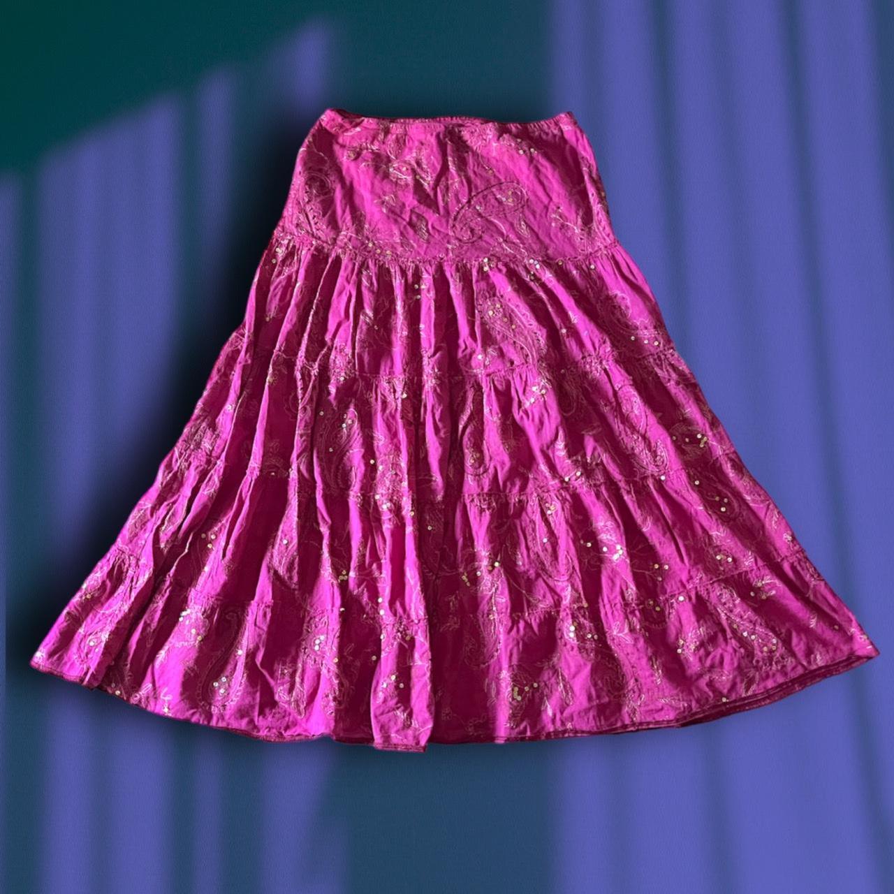 hot pink fairy skirt ★ITEM INFO Size Large from... - Depop