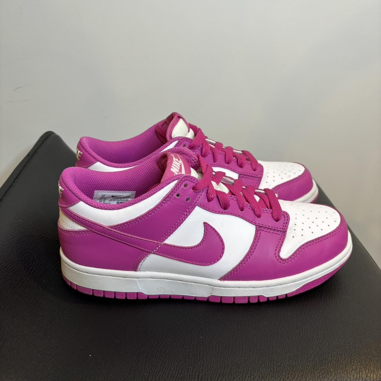 Nike Dunk Low Active Fuschia In excellent condition... - Depop