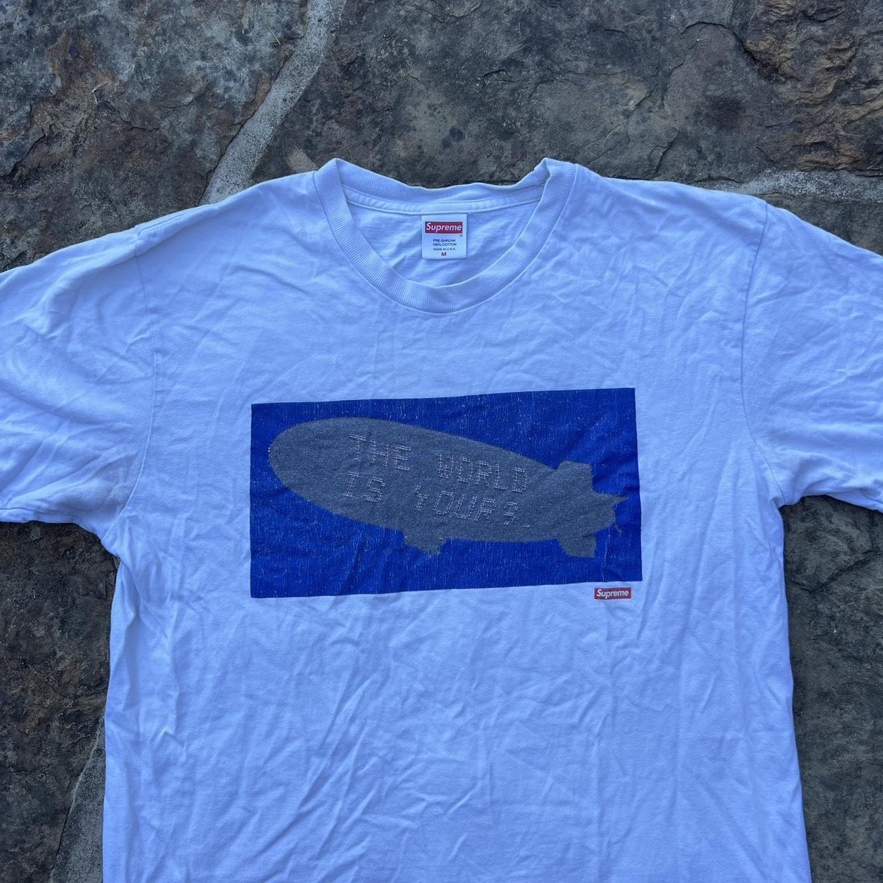 SUPREME SCARFACE BLIMP TEE white the world is Depop