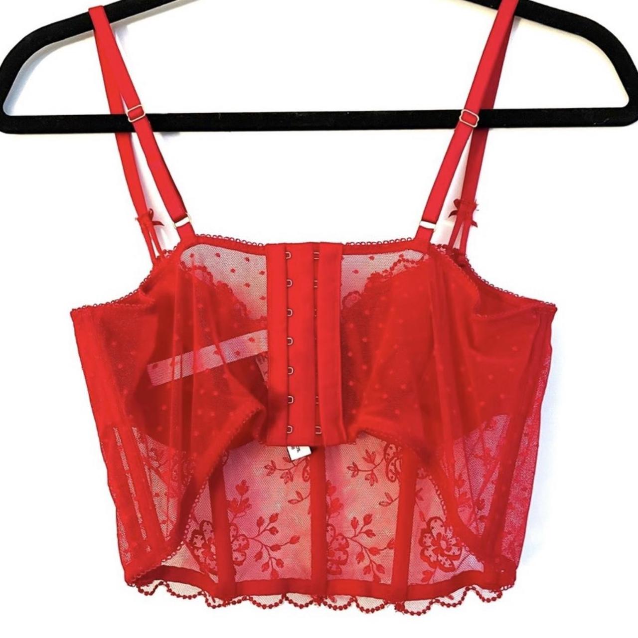 Victoria Secret 2024 Red Corset Top