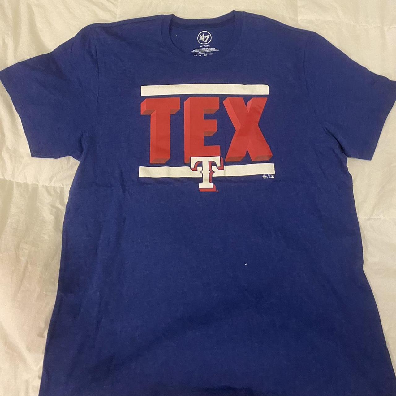 texas rangers baseball tee from '47 brand mens XL, - Depop