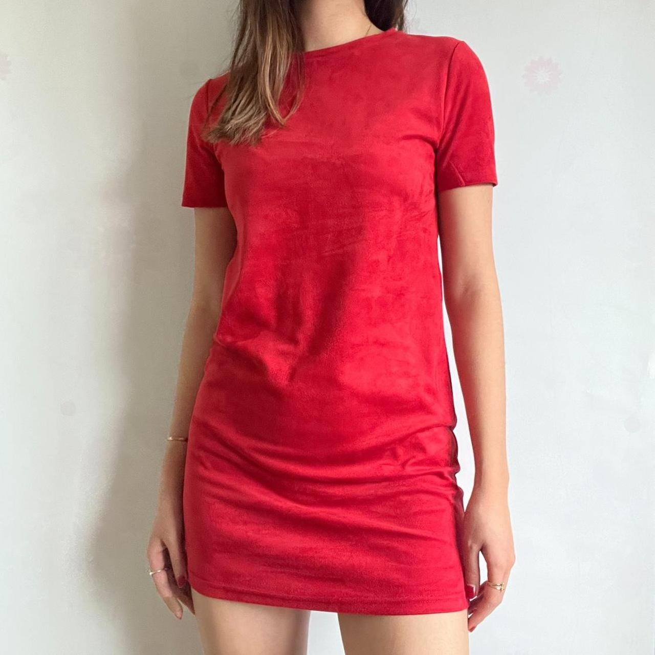 Zara suede clearance dress