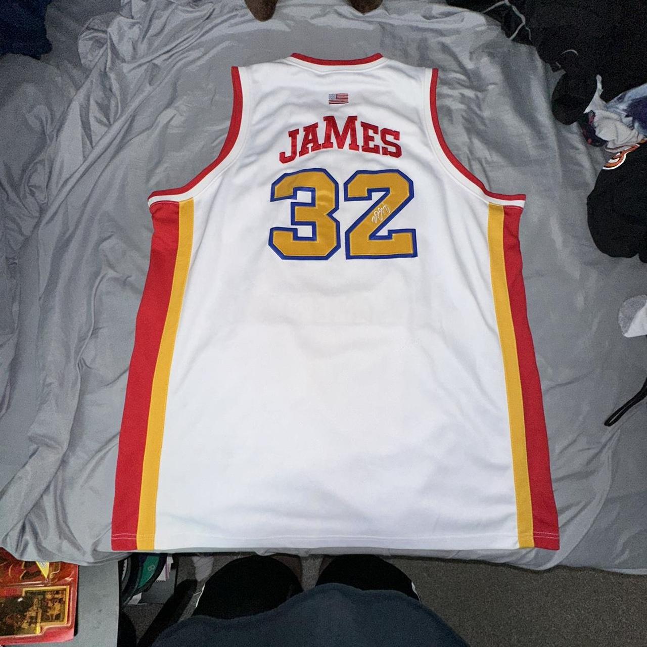 Sale Authentic LEBRON JAMES HIGHSCHOOL LEGENDS JERSEY