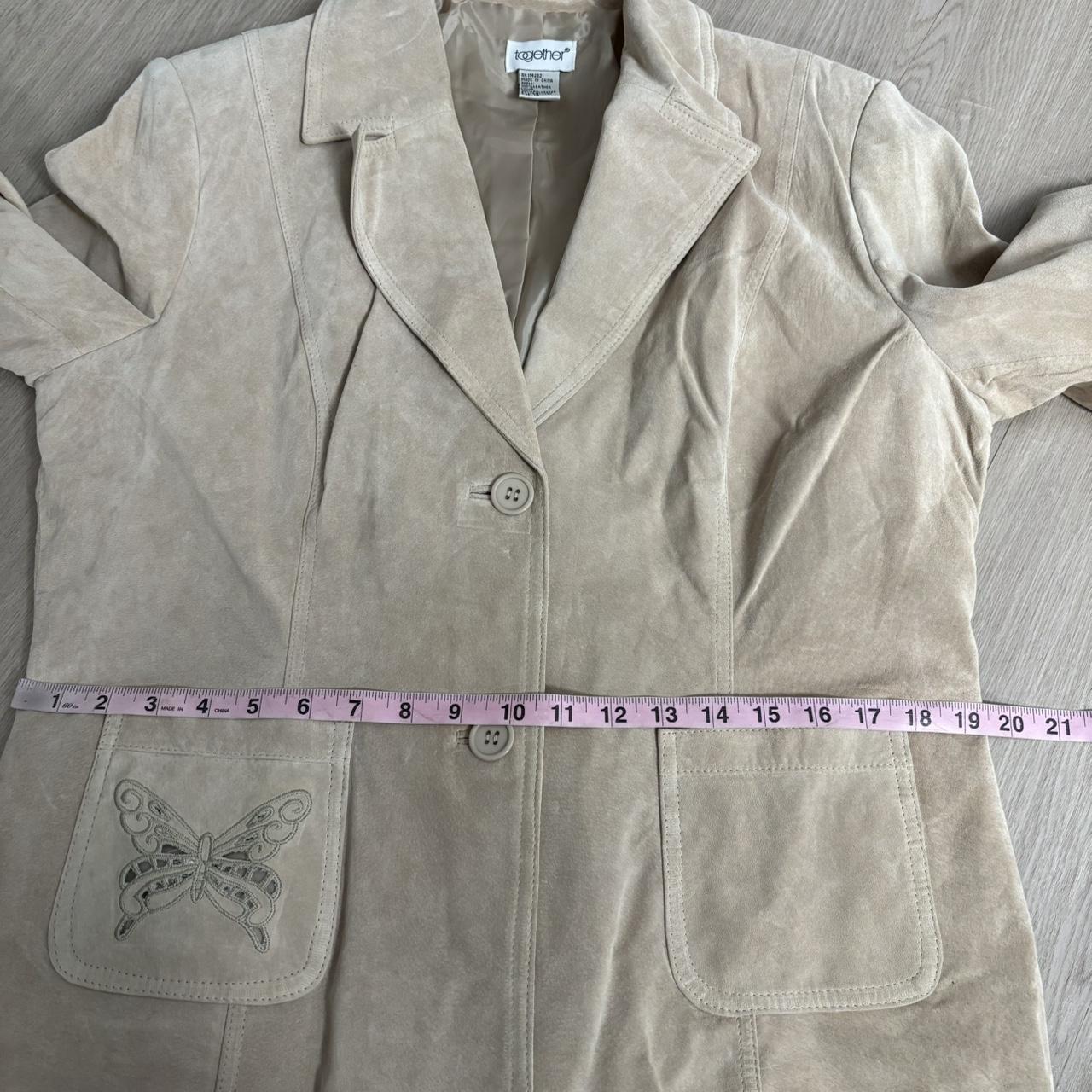 Together Women's Blazer Jacket - Tan/Cream - 18 –… - image 5