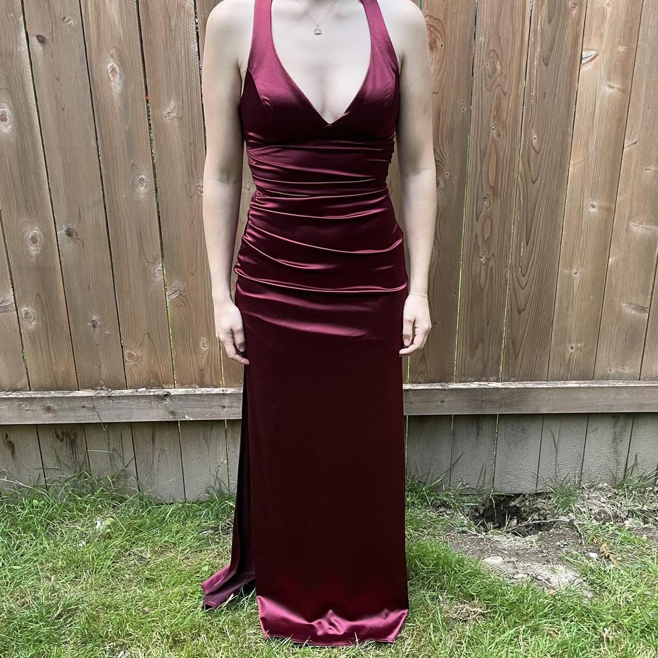 Maroon dress macys best sale