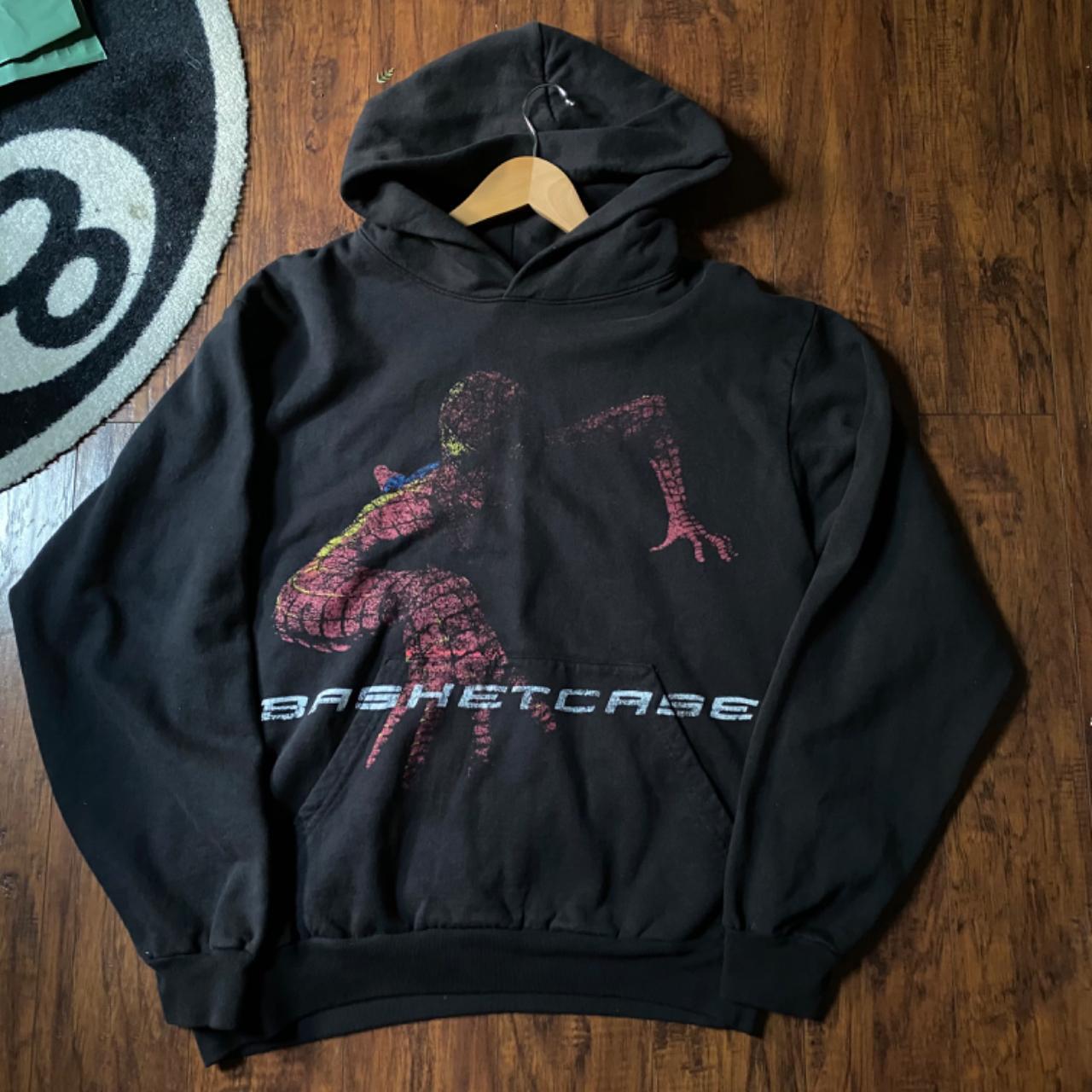 basketcase gallery spiderman hoodie size medium worn... Depop