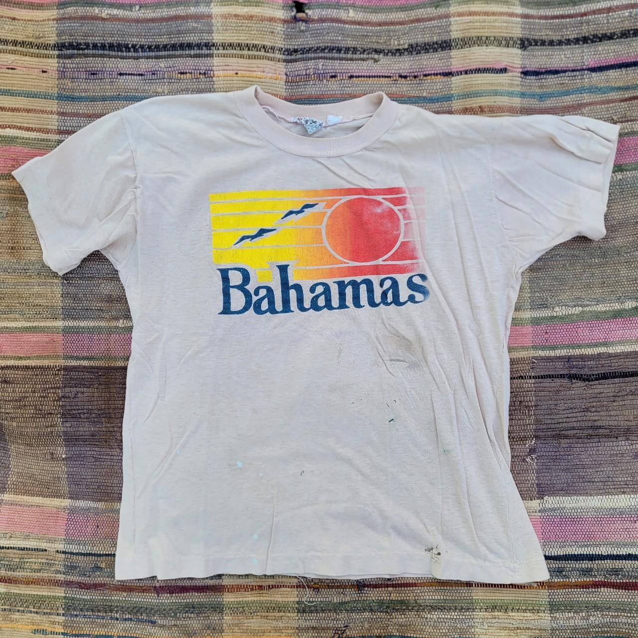 Vintage single outlet stitch Bahamas tee shirt