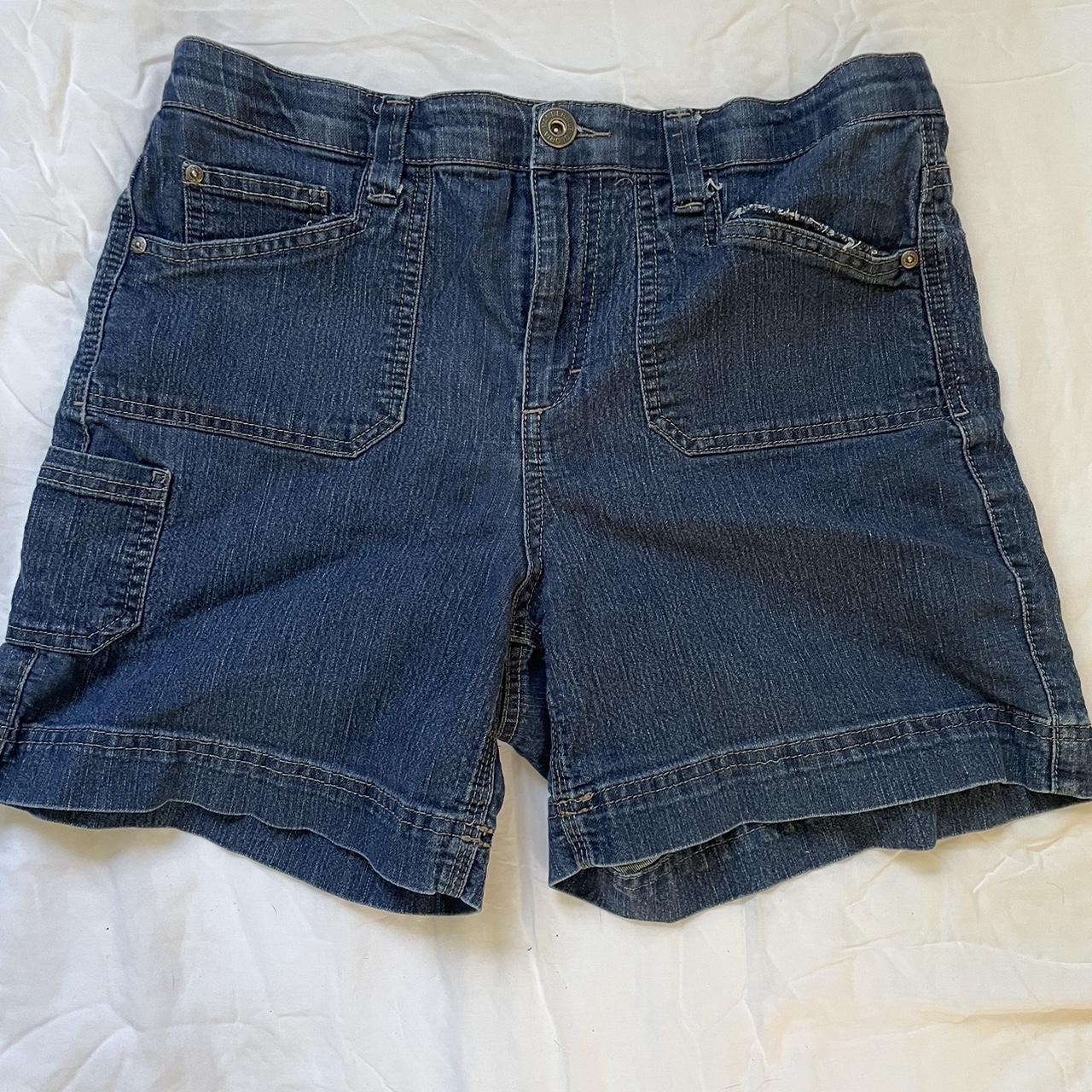 “Mom” or “dad” jorts (denim shorts) with cargo... - Depop