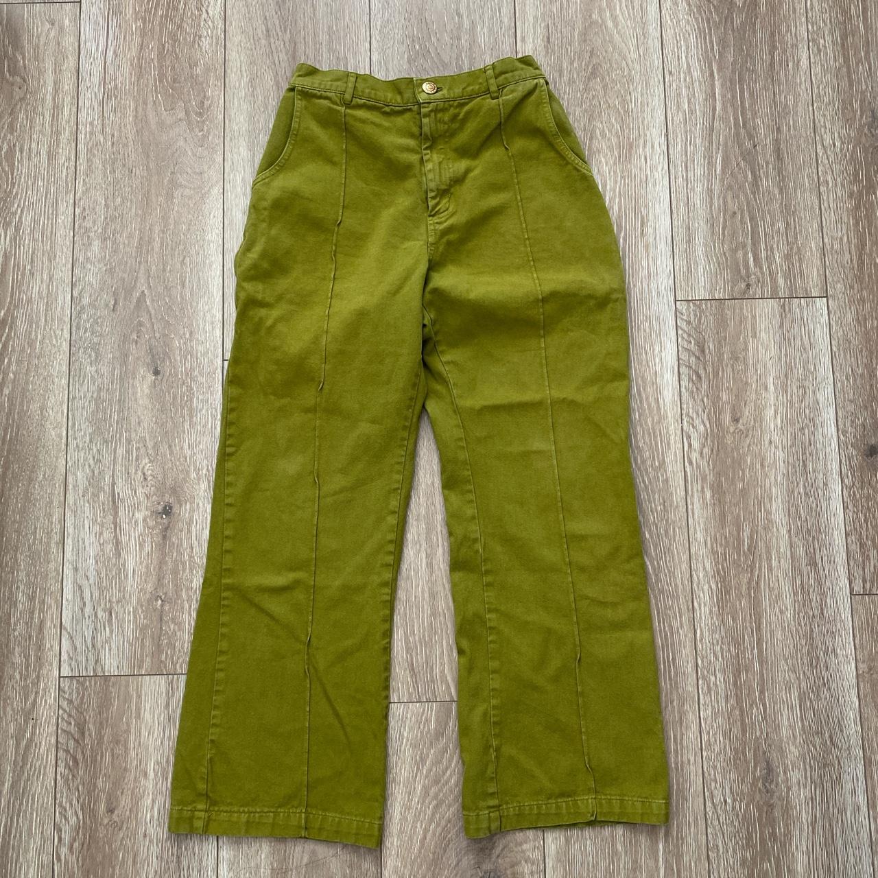 Big Bud Press Western Pants in Olive, size small ~... - Depop