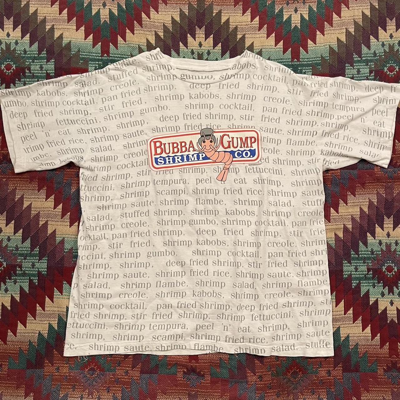 Vintage 90s Forrest Gump Movie Promo AOP Tee... - Depop