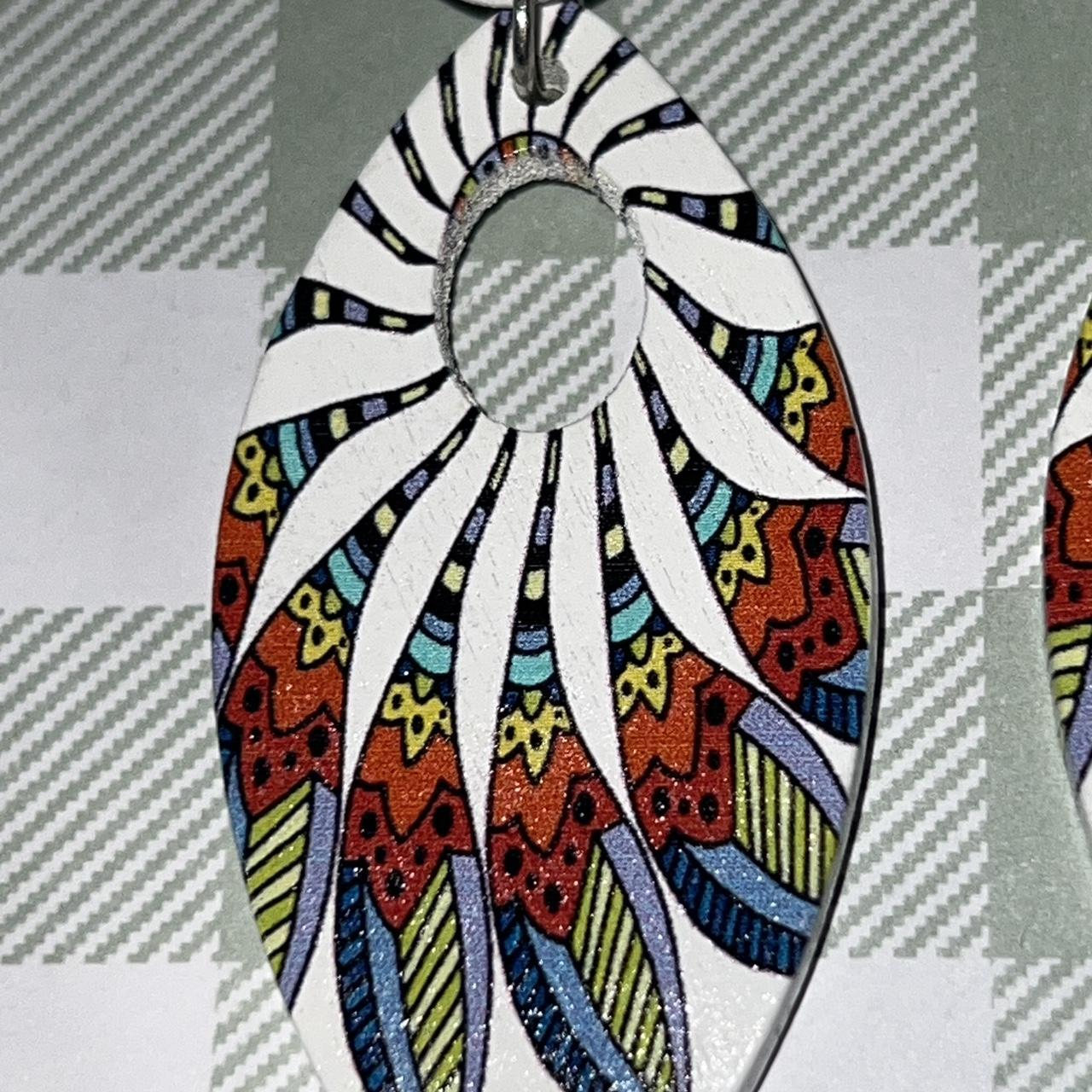 Women's Earrings - Multi – Large, statement multi… - image 3