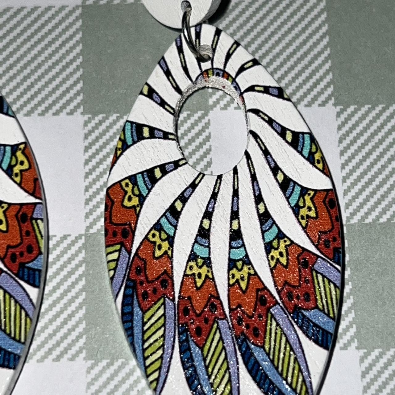 Women's Earrings - Multi – Large, statement multi… - image 4