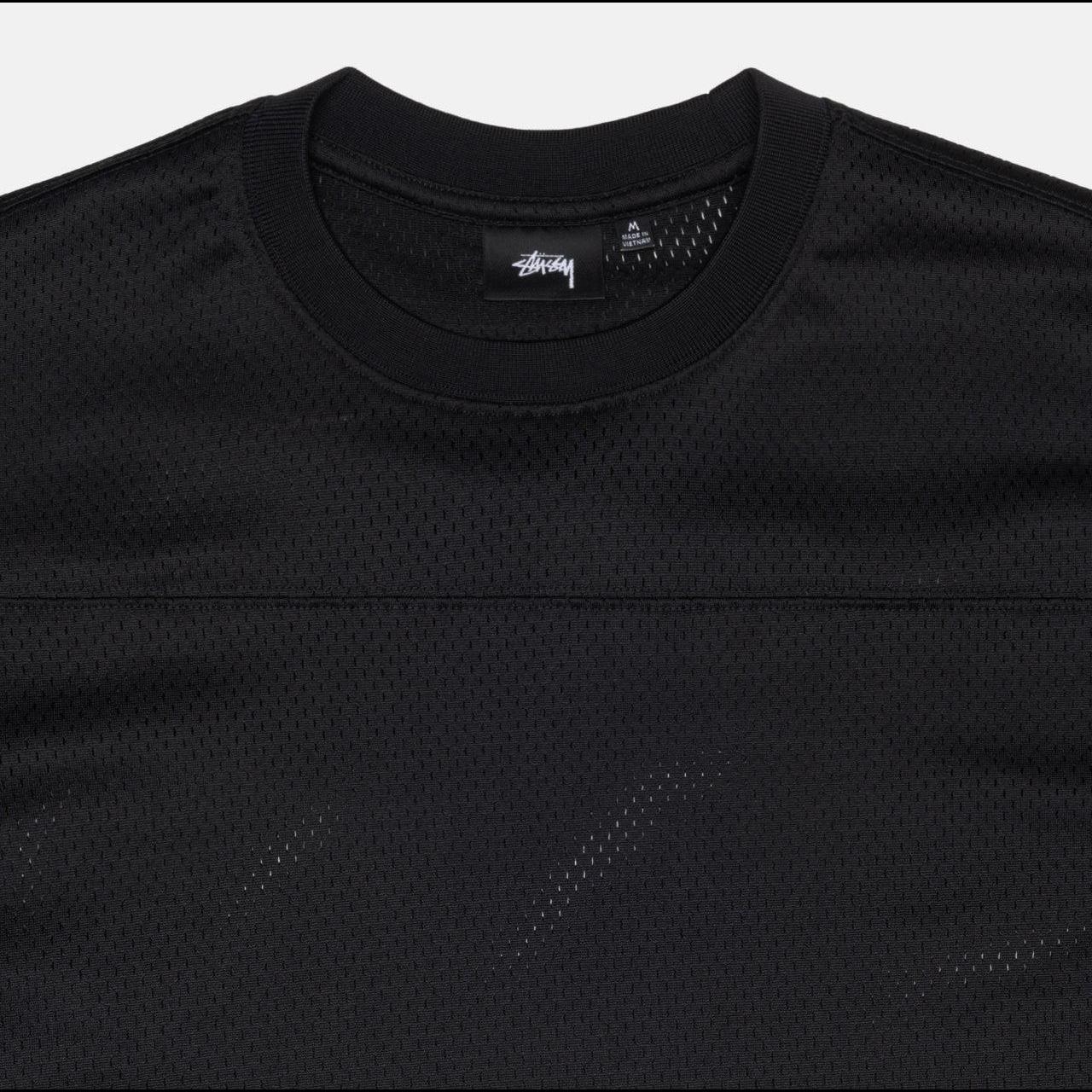 Stussy Surfman Mesh Football jersey Black Size small... - Depop