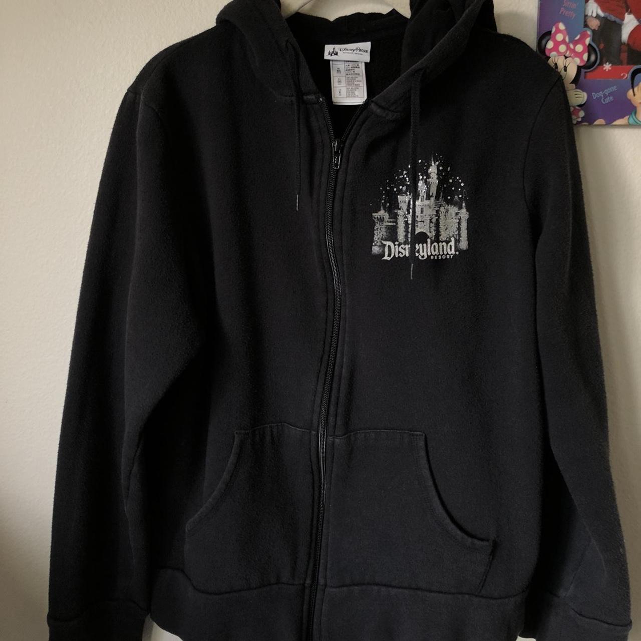 Vintage Disneyland black zip-up Does have Depop