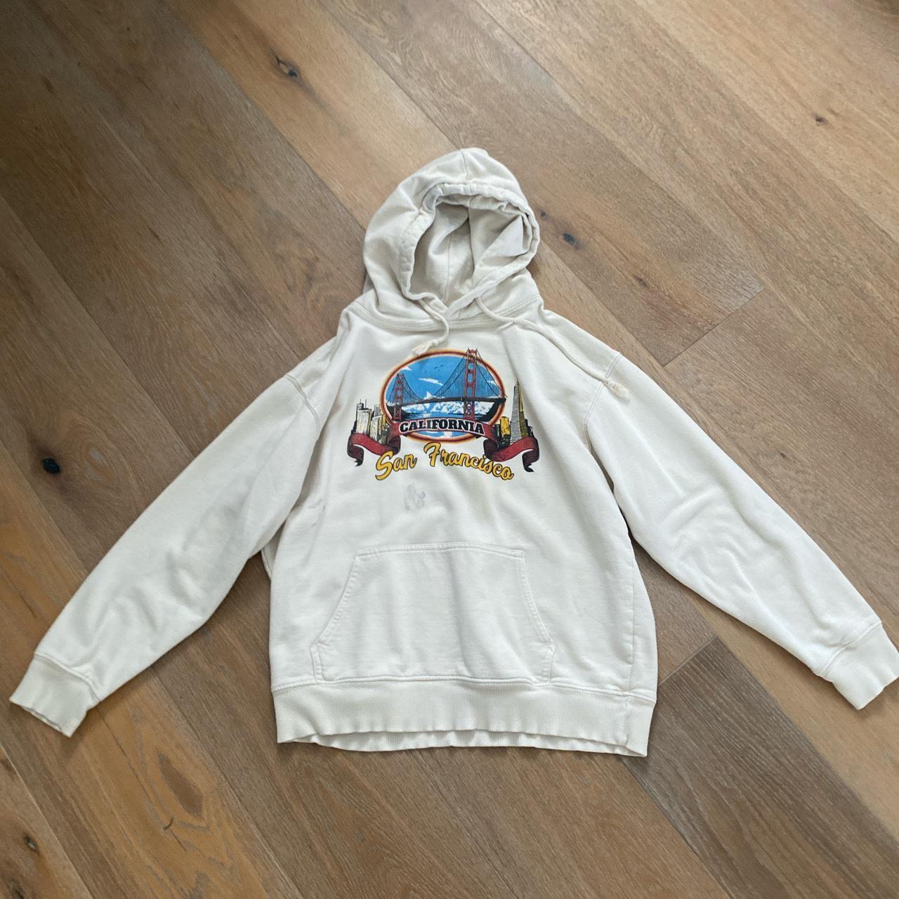 Brandy Melville Beige San Francisco Hoodie